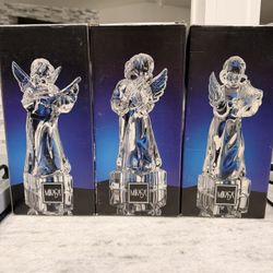 Mikasa Herald Collection lead crystal angel figurines
