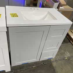 SaleSumo Dove Gray Bathroom Vanity 