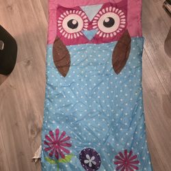 Kids Owl Sleeping Bag