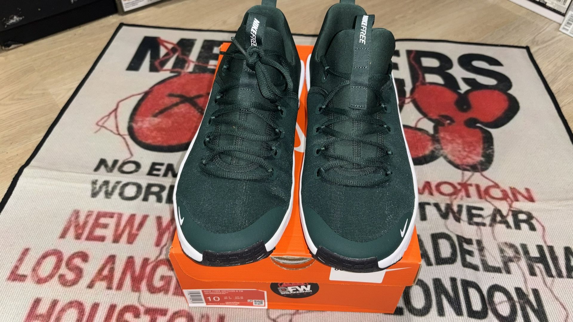 Nike Dark Green Metcon Free 6 Trainers