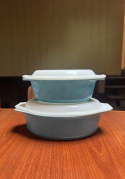 Vintage Pyrex Horizon Casserole Dishes