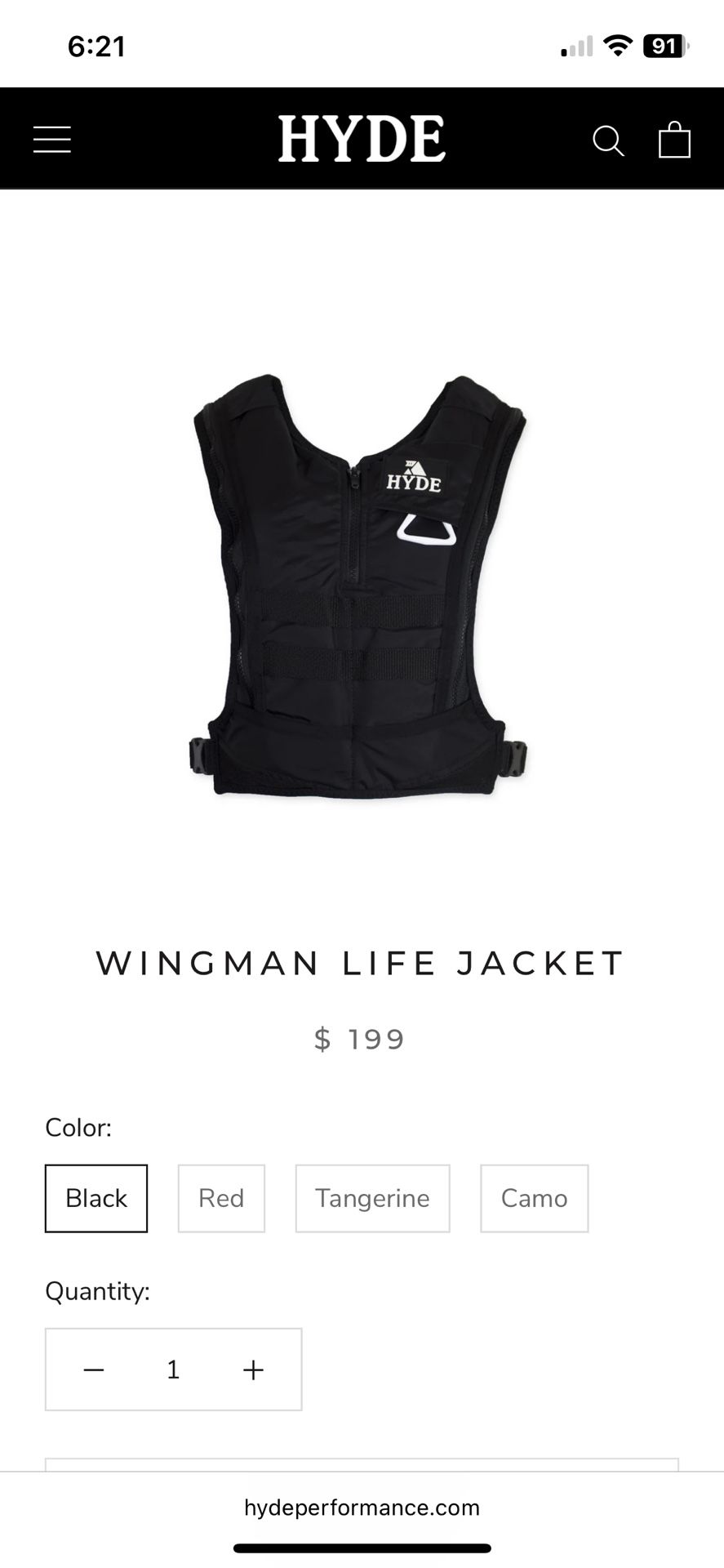 Hyde Wingman Life Jacket