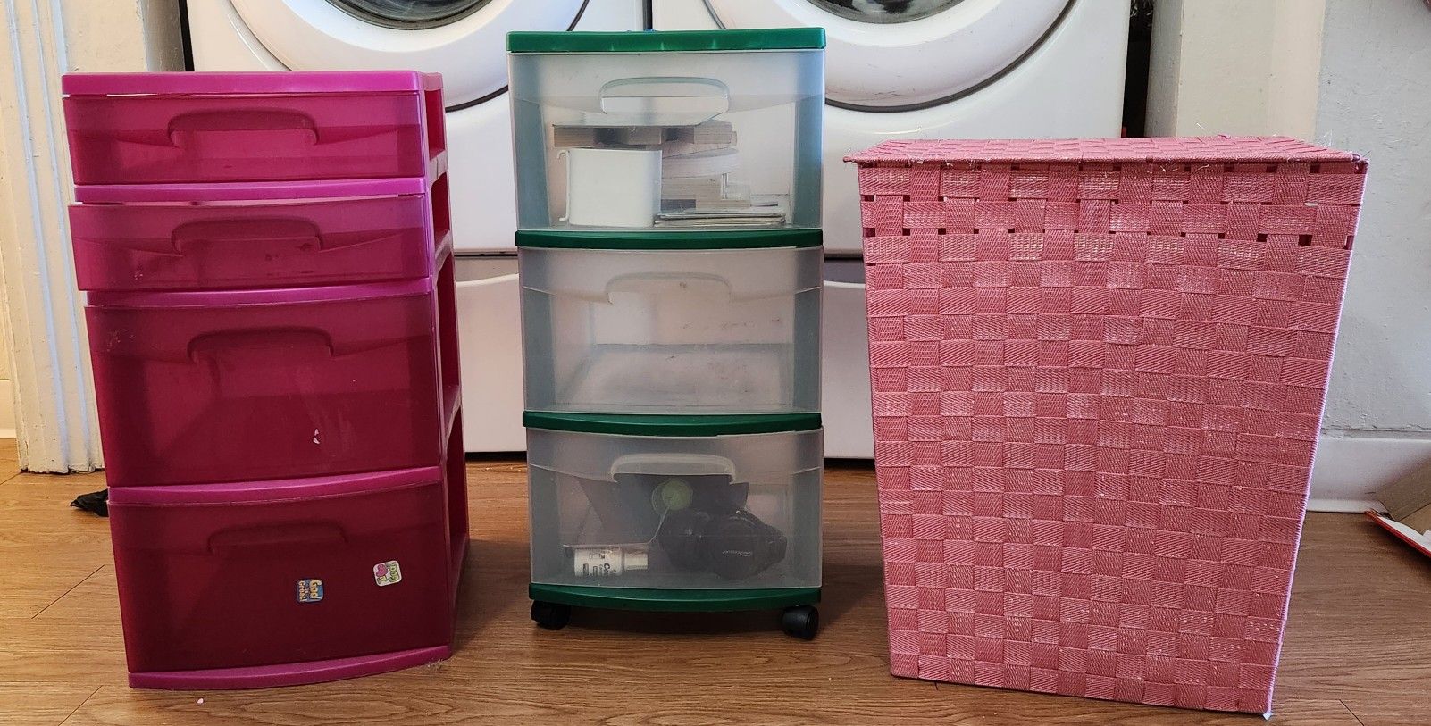 Storage Drawers & Laundry Basket