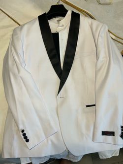 White Suit Tuxedo Blazer Shirt Pants