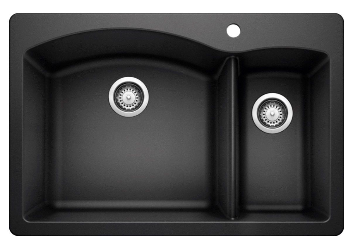 Blanco Under Or Top Mount Sink Black
