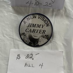 Vintage Political Pin Backs