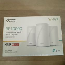New TP LINK BE 10000 WiFi 7