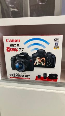 Canon Rebel T7 Premium Kit 2 Lenses