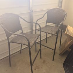 High Top High Quality Patio Chairs 30$