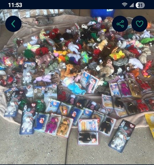 Beanie Babies 40 Cents Each 