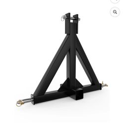  3 Point 2" Receiver Trailer Hitch Drawbar Adapter Category 1 Tractor Tow Compatible for Kubota, BX, LM25H, WLM Tractor, NorTrac, Yanmar, Kioti, Cat, 