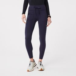 FIGS Seville High Rise Scrub Leggings Navy Blue Size Small