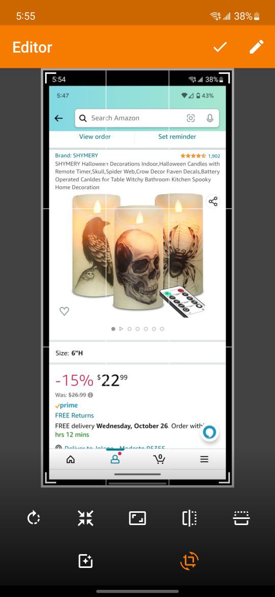 Halloween Decorative Candles With Remote