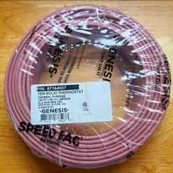 Genesis 18/8 Solid Copper Thermostat Wire 18 AWG 125 ft Brown (contact info removed)7