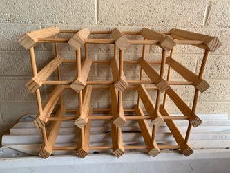Solid Pine Wine Rack B10