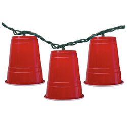 BRAND NEW! 🆕 Red Solo Cup Light Set — 10 Lights 