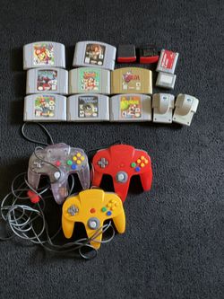 Nintendo 64,Games And Controllers
