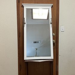 Mirror for Foyer or Spare Room. Very Nice Wooden Frame and in Good Condition. Comes From a Smoke Free & Pet Free Home.