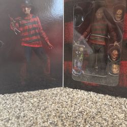 Ultimate Freddy Krueger 30th Anniversary Figure And Mini Freddy.