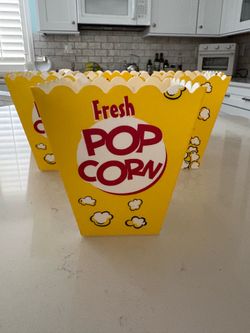 Cute popcorn containers - NEW