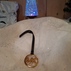 Michael Kors Leather Logo Purse Charm leather purse charm