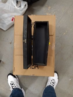 Black Death Vodka Wood Coffin