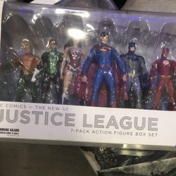 DC Collectibles JUSTICE LEAGUE SEVEN ACTION FIGURE BOX SET -WE CAN BE HEROES NEW