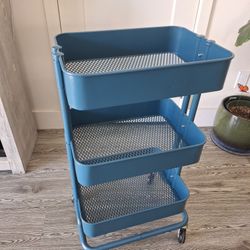 Like New Blue Utility Cart with wheels
