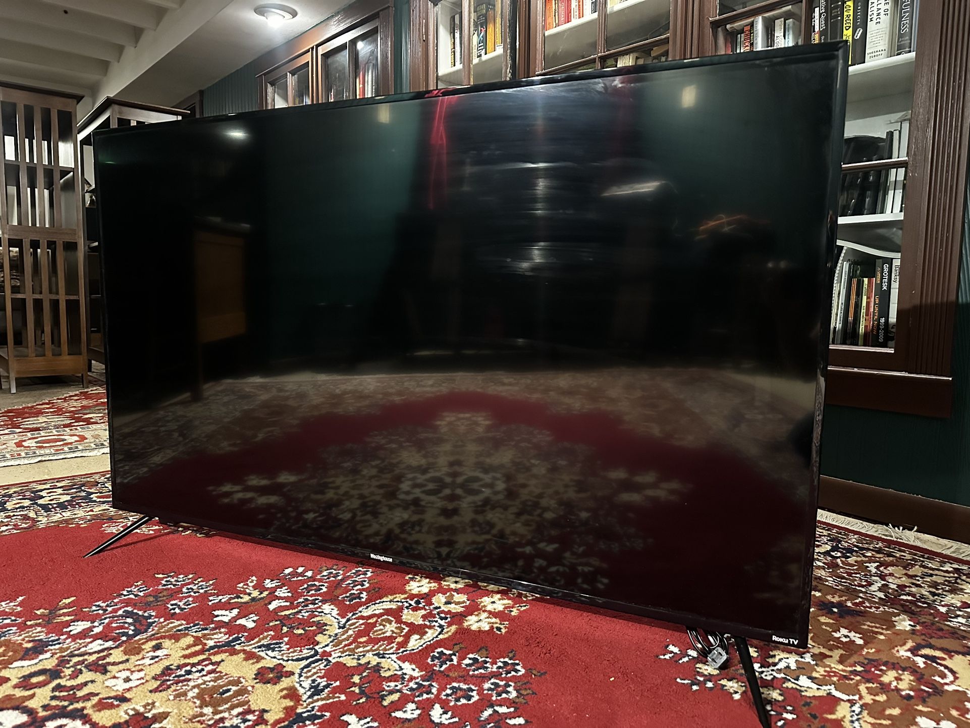 58” Westinghouse Roku TV w/ Wall Mount And Apple TV