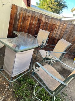 Backyard seating