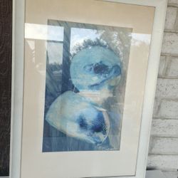 Framed Vtg Watercolor Painting Signed "Orander"