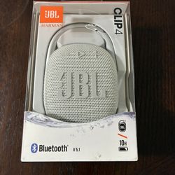 JBL Clip 4 Portable Bluetooth Speaker - Gray