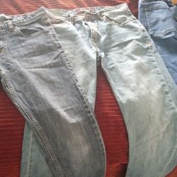 Teen Jeans Size 14 Hawk, Billabong, Levi, Kenneth Cole