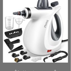 Pressurized Handheld Multi-Surface Natural Steam Cleaner With 12 Pcs Accessories, Multi-Purpose Steamer For Home Use, Steamer For Cleaning Floor, Upho