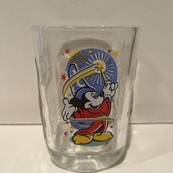 McDonalds 2000 Walt Disney World Mickey Mouse Square Glass