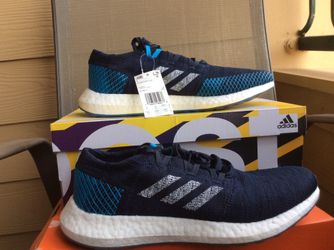 NEW MEN’S ADIDAS PUREBOOST GO PREMIUM RUNNING SNEAKERS Sz 9.5
