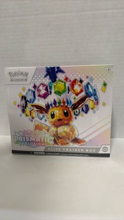 Pokémon prismatic evolutions elite trainer box