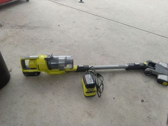 Ryobi vacuum one which charger and extra battery