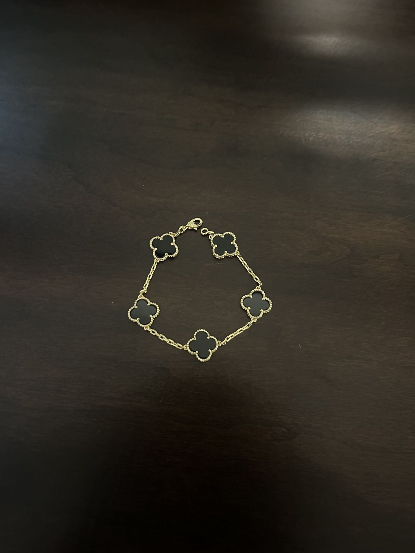 Black and Gold Vancleef Bracelet 