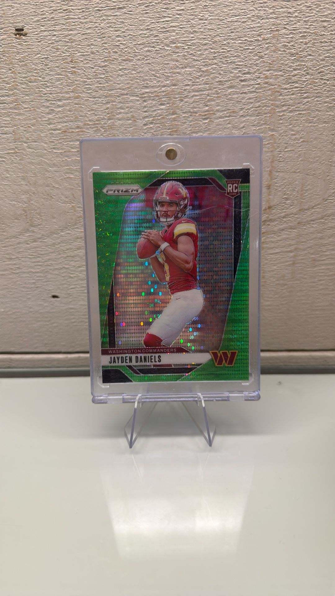 Jayden Daniels Panini Prizm Neon Green Pulsar Rc