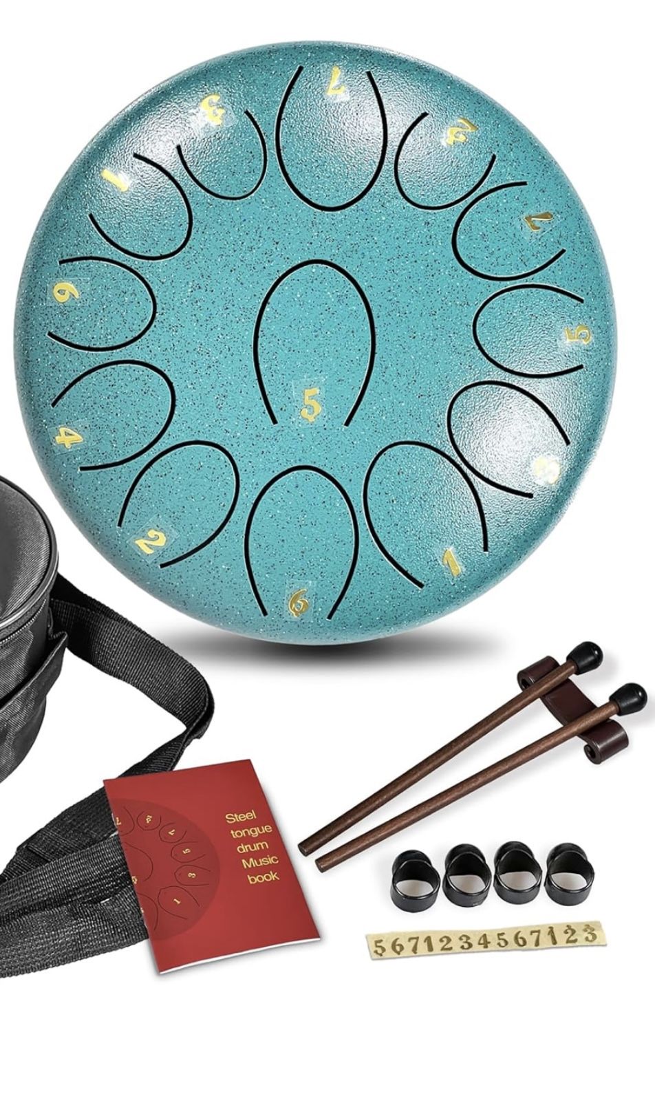 Steel Tongue Drum Zen Yoga Gift, Tongue Drum for Peace & Meditation