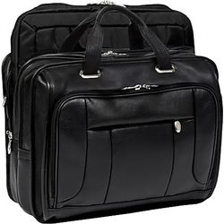 McKlein S Series River West 15715 Fly-Through Checkpoint-Friendly 17" Laptop Case With Detachable Laptop Sleeve 