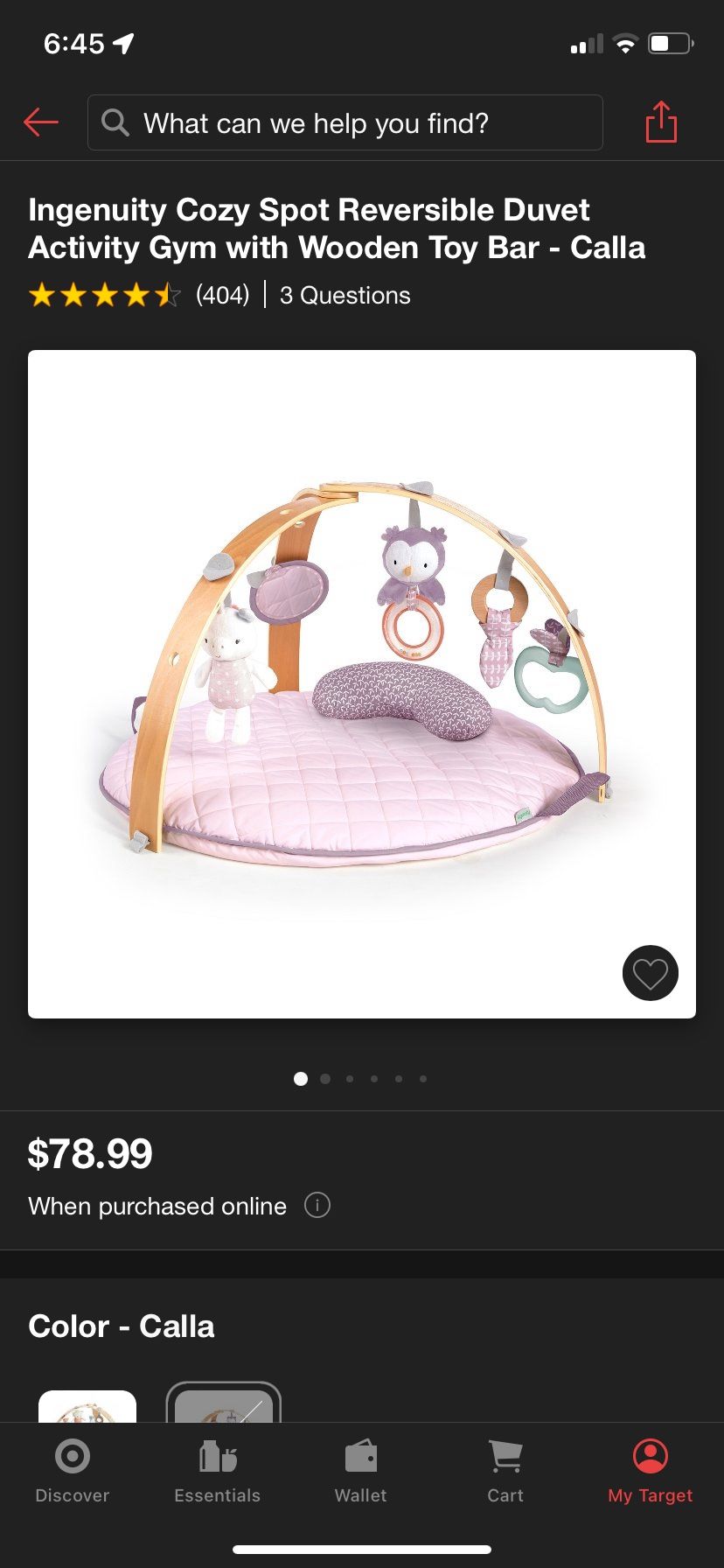 Baby activity gym