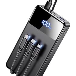 Brand New 22.5W Power Bank Fast Charging with USB Cable 60,000mAh