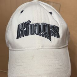Sacramento Kings New Era White Hat Adjustable
