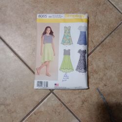 Kid's Dress Patterns Simplicity 