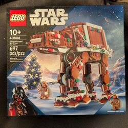 sealed Lego Star wars 40806 gingerbread house atat at-at Walker Darth Vader minifig new 