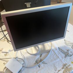 Apple Mac Pro A1081 20" Cinema Display LCD Monitor with Power Supply (Aluminum)