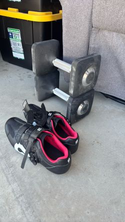 Peloton shoes + weights