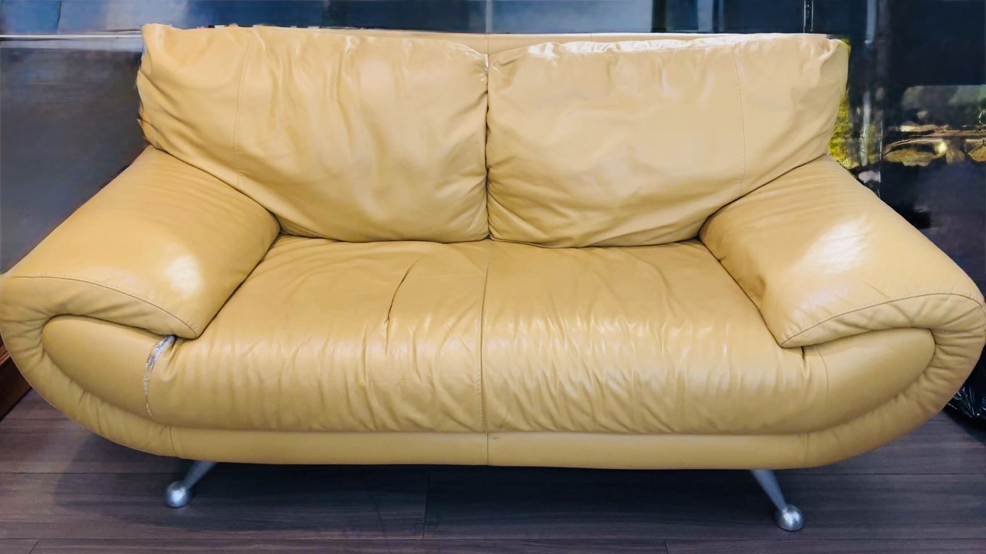Leather Sofa Set